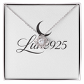 Shiny Love Knot Necklace Cubic Zirconia Charming Gift